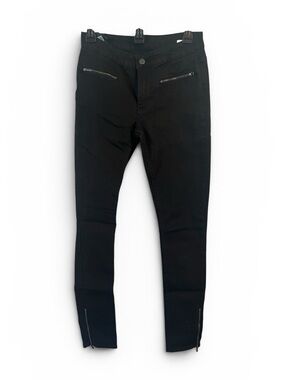 Cheap Monday Black Skinny Jeans with Zip Details